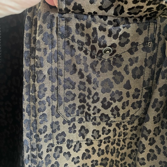 VINTAGE FENDI brown black Animal PRINT JACKET - Picture 12 of 16